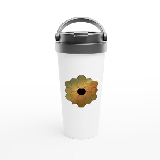 James Webb Space Telescope - White 15oz Stainless Steel Travel Mug