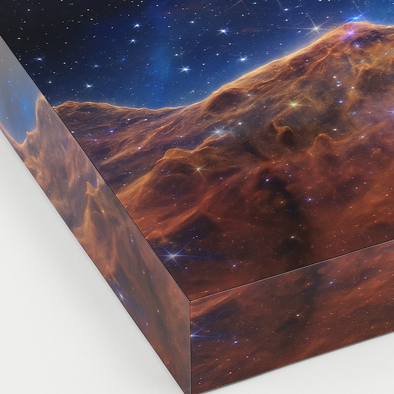 JWST Carina Nebula - Acrylic Prism Desk Decor