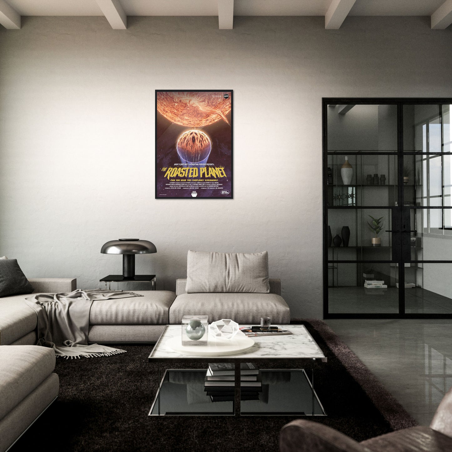 Roasted Planet NASA Poster