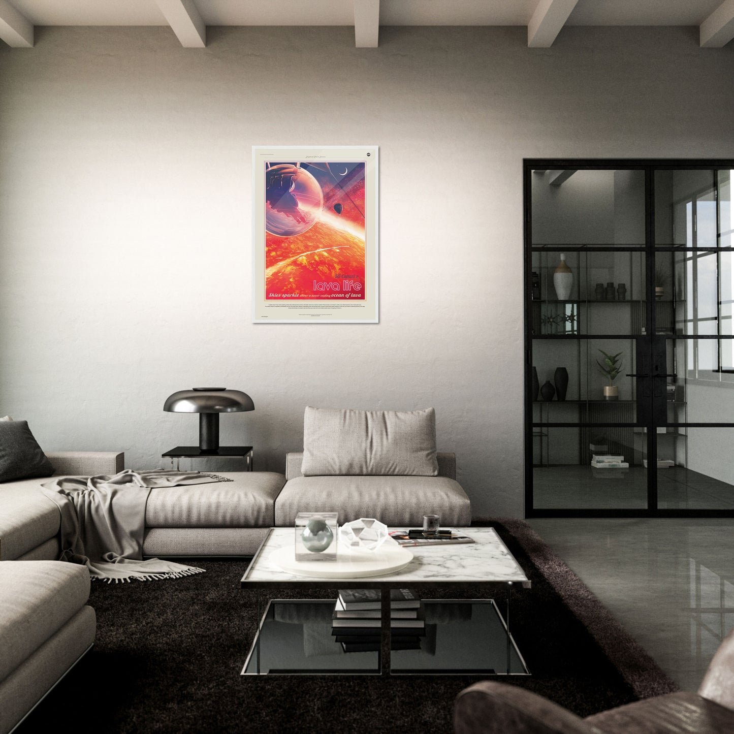 55 Cancri E NASA Poster