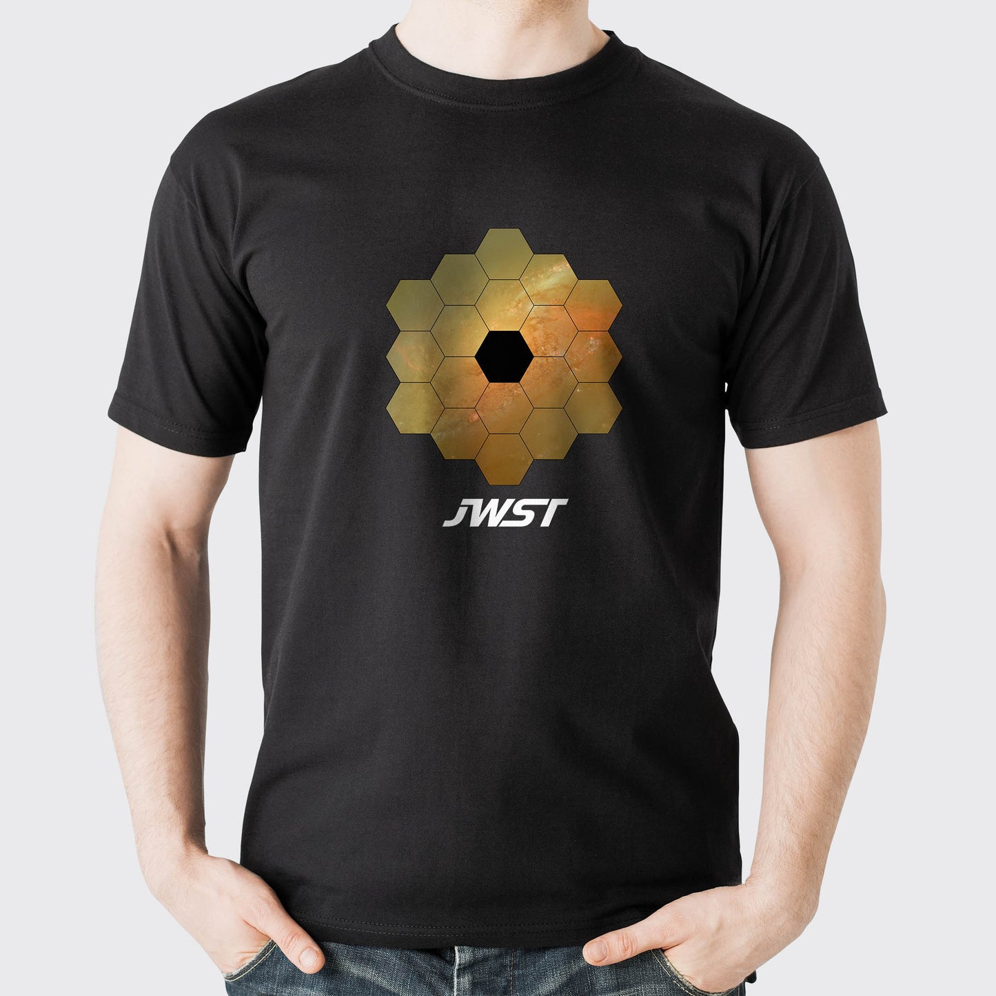 James Webb Space Telescope Unisex T-Shirt (Reflections design)