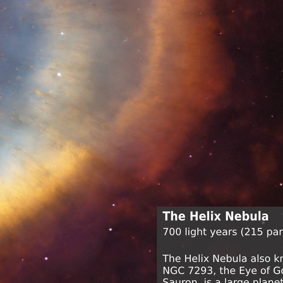 The Helix Nebula Poster (Visible Light)