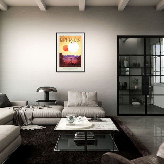 Kepler 16B NASA Poster