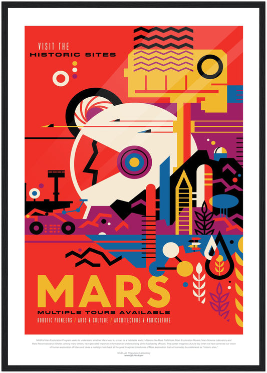 Mars NASA Poster