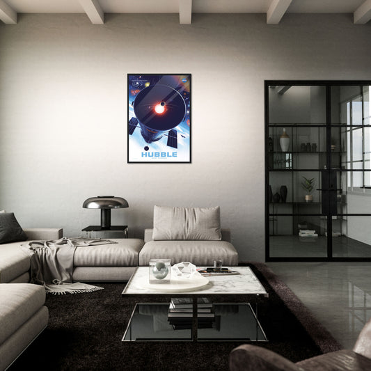 Hubble Space Telescope NASA Poster