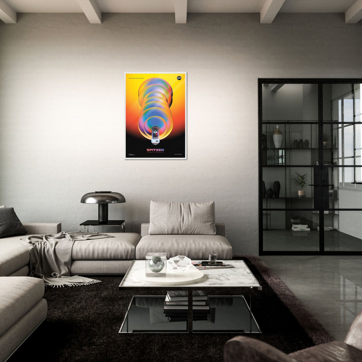 Pitzer Space Telescope NASA Poster