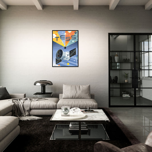 TESS Space Telescope NASA Poster