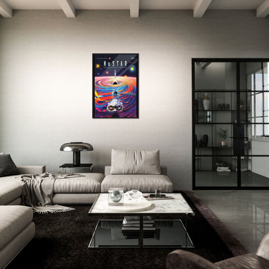 NuStar Space Telescope NASA Poster