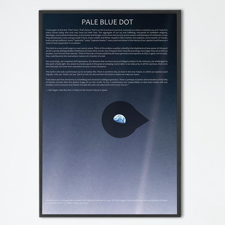 The Pale Blue Dot Poster