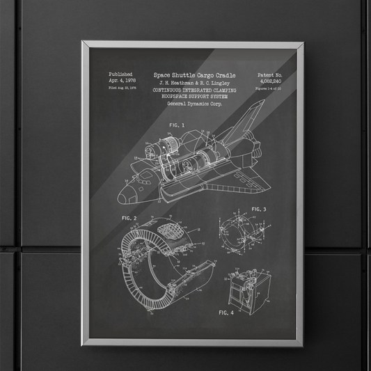 Space Shuttle Patent (1978) Poster