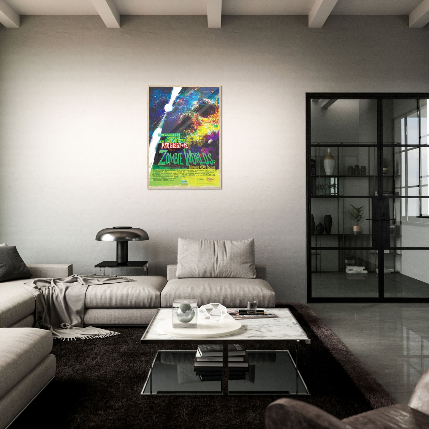 Zombie Worlds NASA Poster