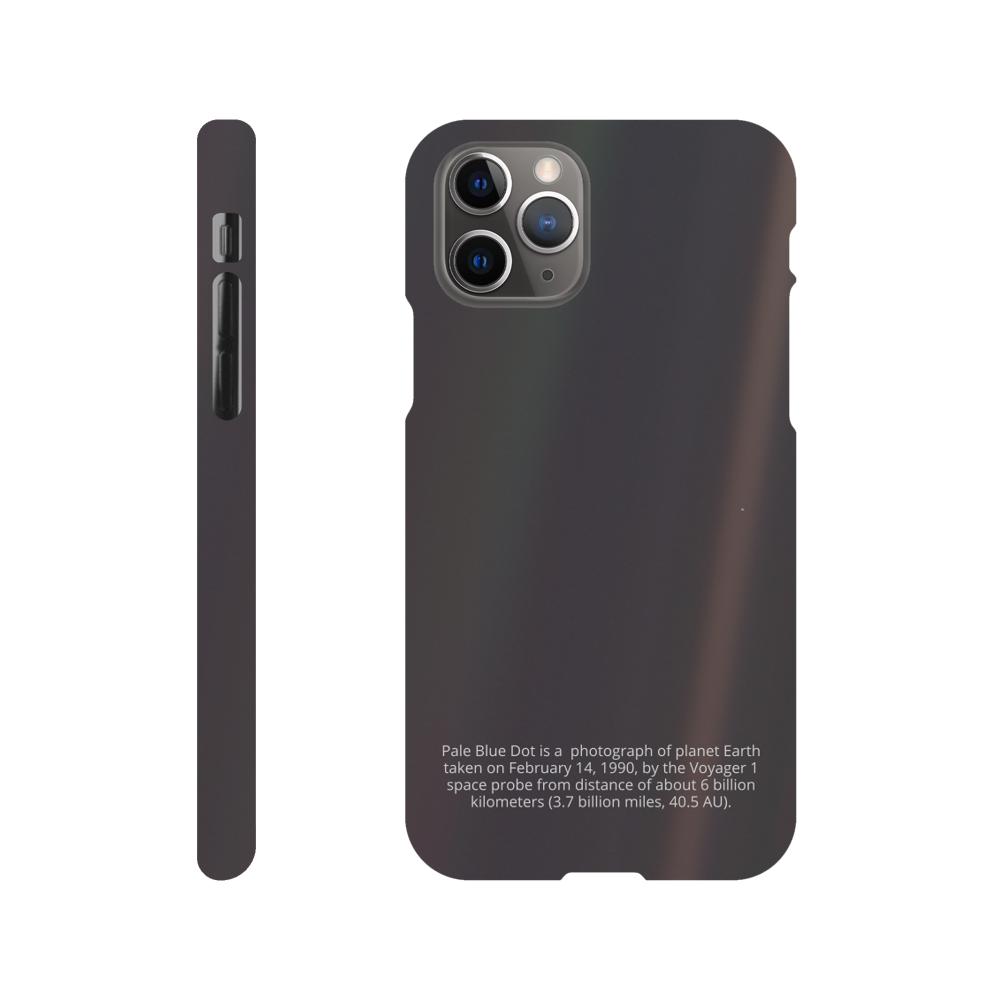 A Pale Blue Dot Original NASA Release Slim Phone Case (iPhone et Samsung)
