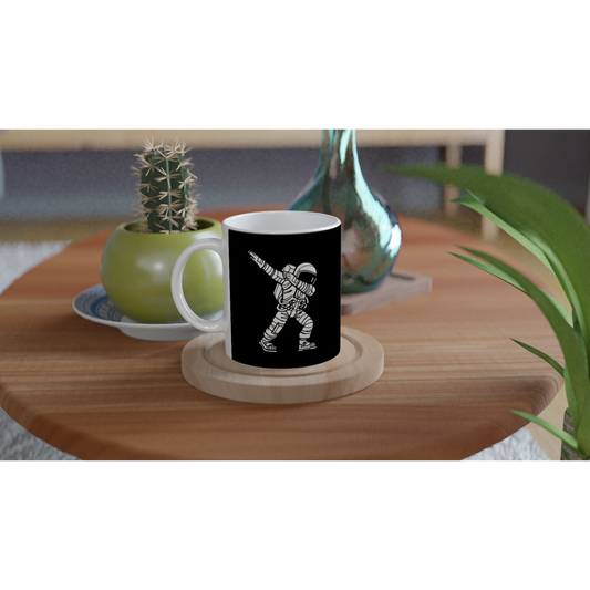 The Dabbing Astronaut 11oz Ceramic Mug