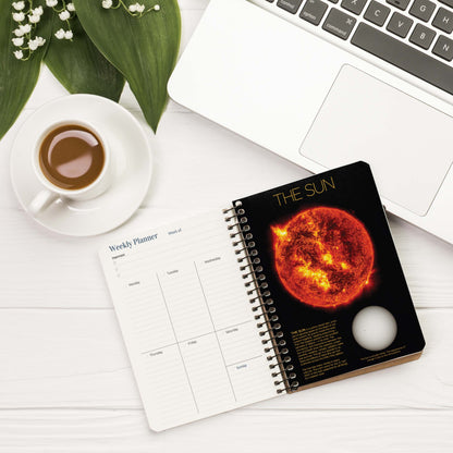 Solar System Weekly Calendar Planner (Undated)