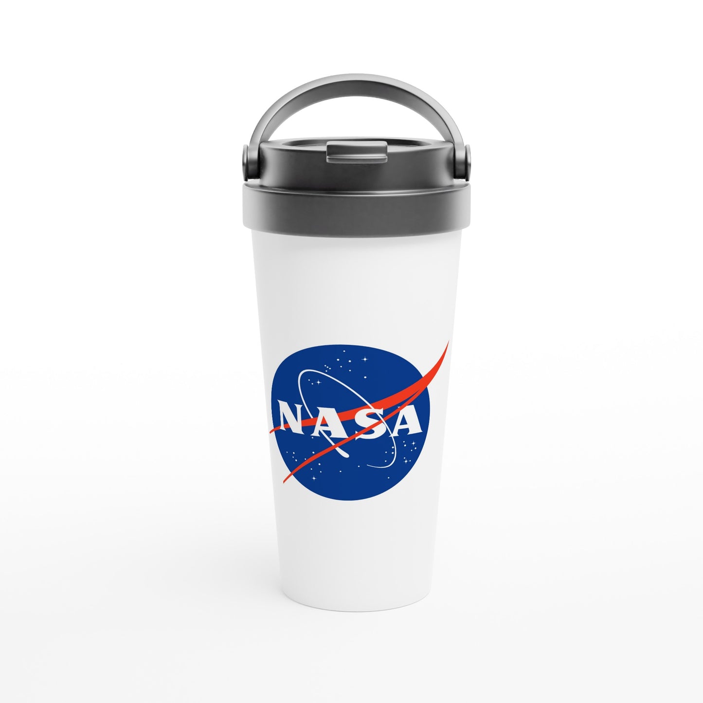 NASA Meatball - White 15oz Stainless Steel Travel Mug