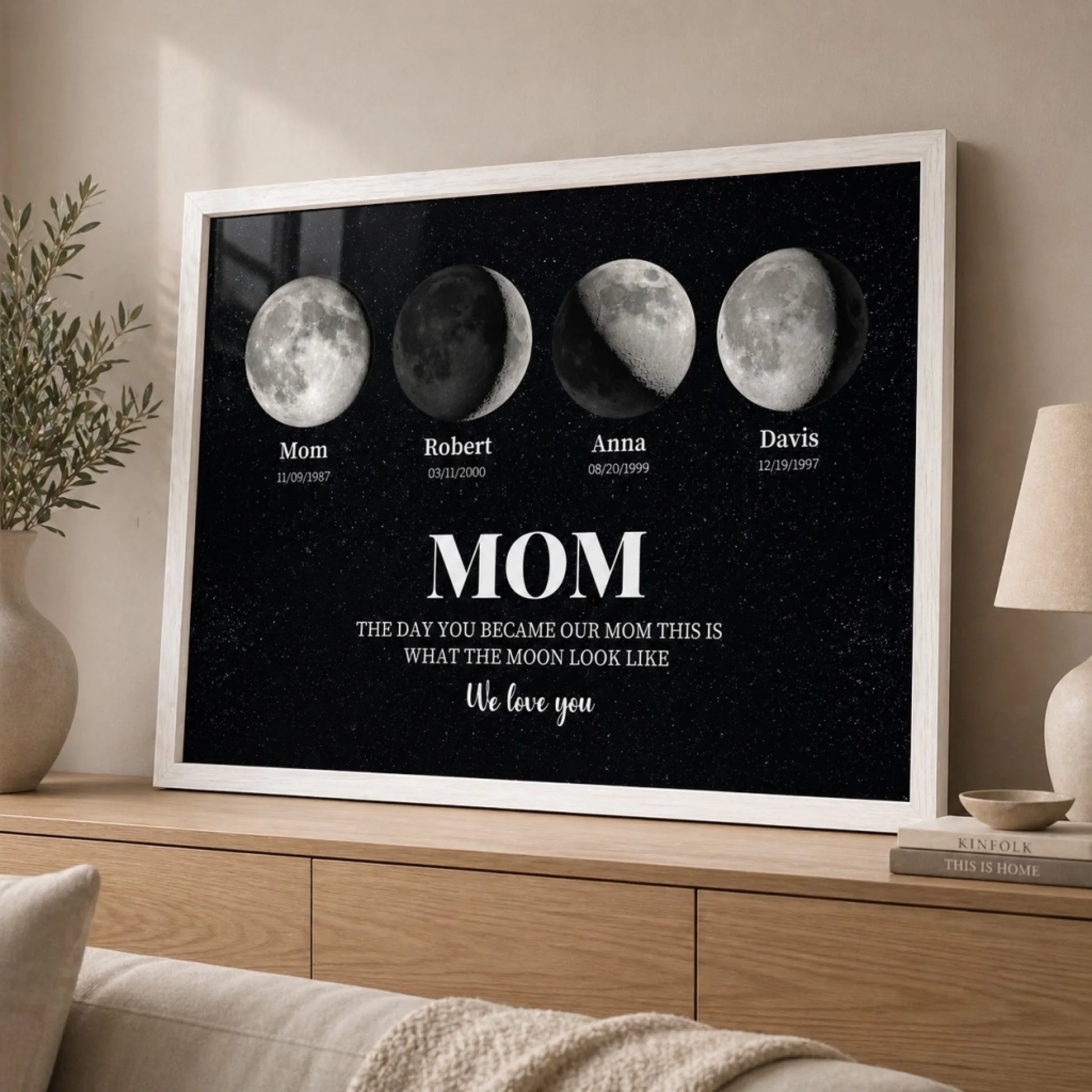 Mom we love you moon phase