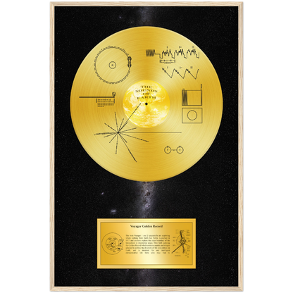 Poster du Voyager Golden Record