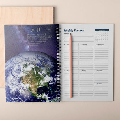 2026 Solar System Weekly Calendar Planner (Jan 26 to Dec 26)