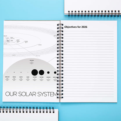 2026 Solar System Weekly Calendar Planner (Jan 26 to Dec 26)