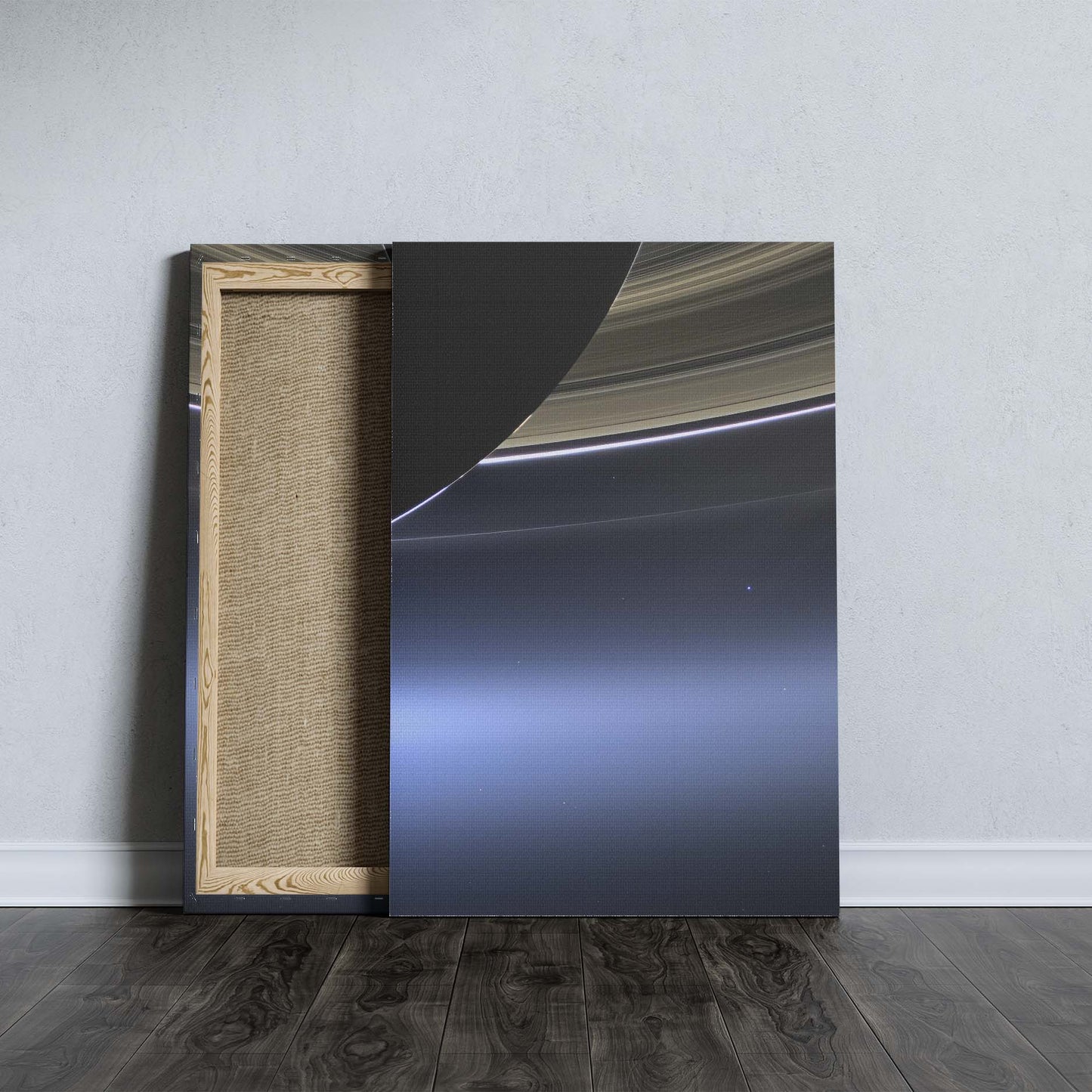 Cassini The Day The Earth Smiled NASA Canvas