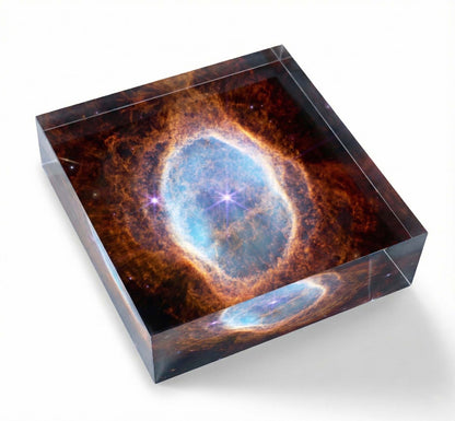 JWST Southern Ring Nebula - Acrylic Prism Desk Decor
