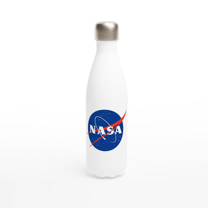 NASA Meatball - White 17oz Stainless Steel Water Bottle Mug