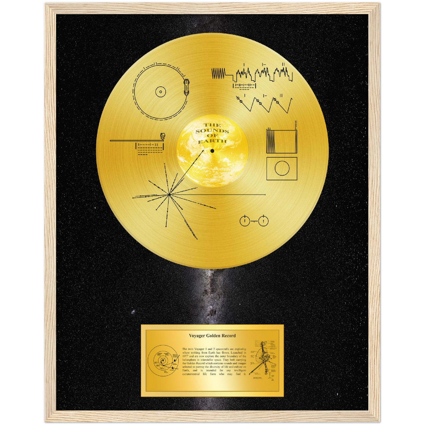 Voyager Golden Record Poster