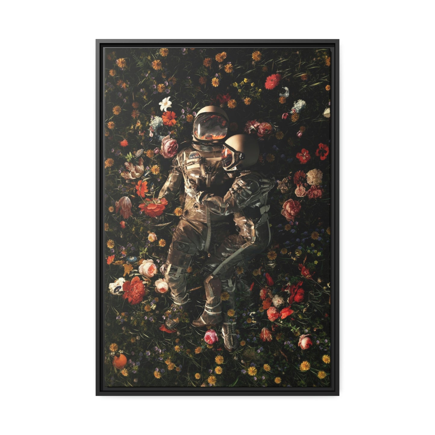 Garden Delight 2 - Gallery Grade Canvas In Floater Frame by Nicebleed