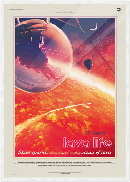 55 Cancri E NASA Poster