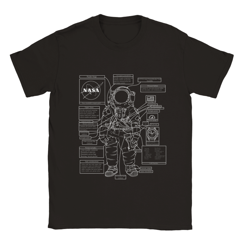 Astronaut Diagram T-Shirt