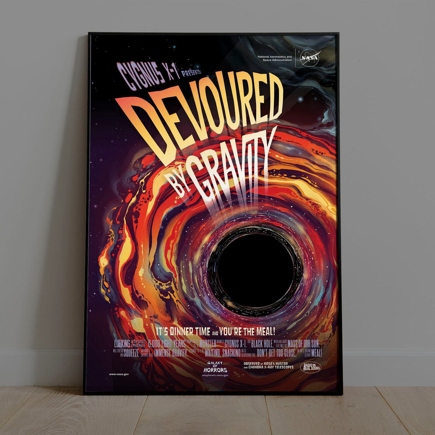 Black Hole NASA Poster