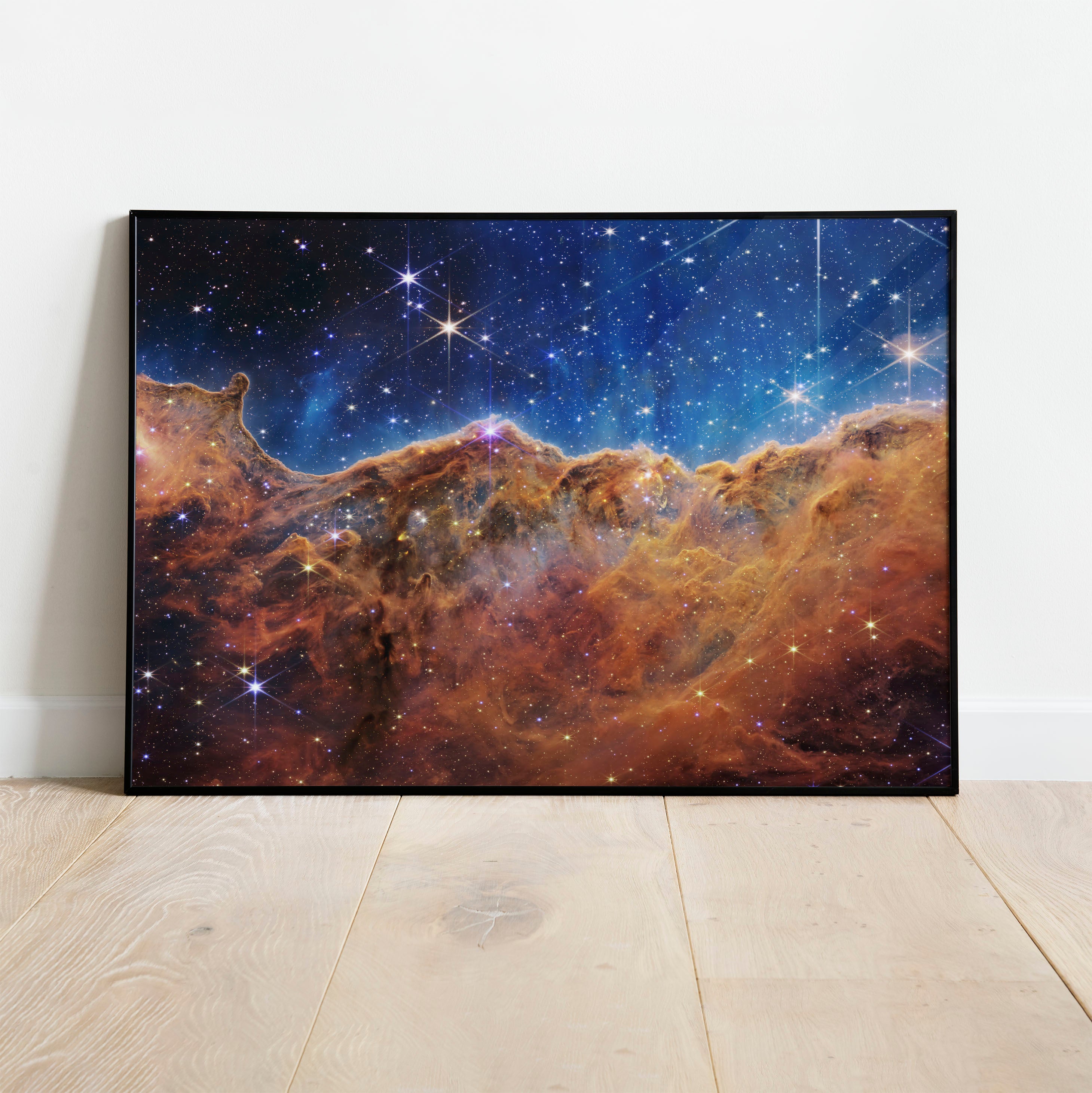 Carina Nebula JWST Framed poster online