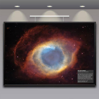 The Helix Nebula Poster (Visible Light)