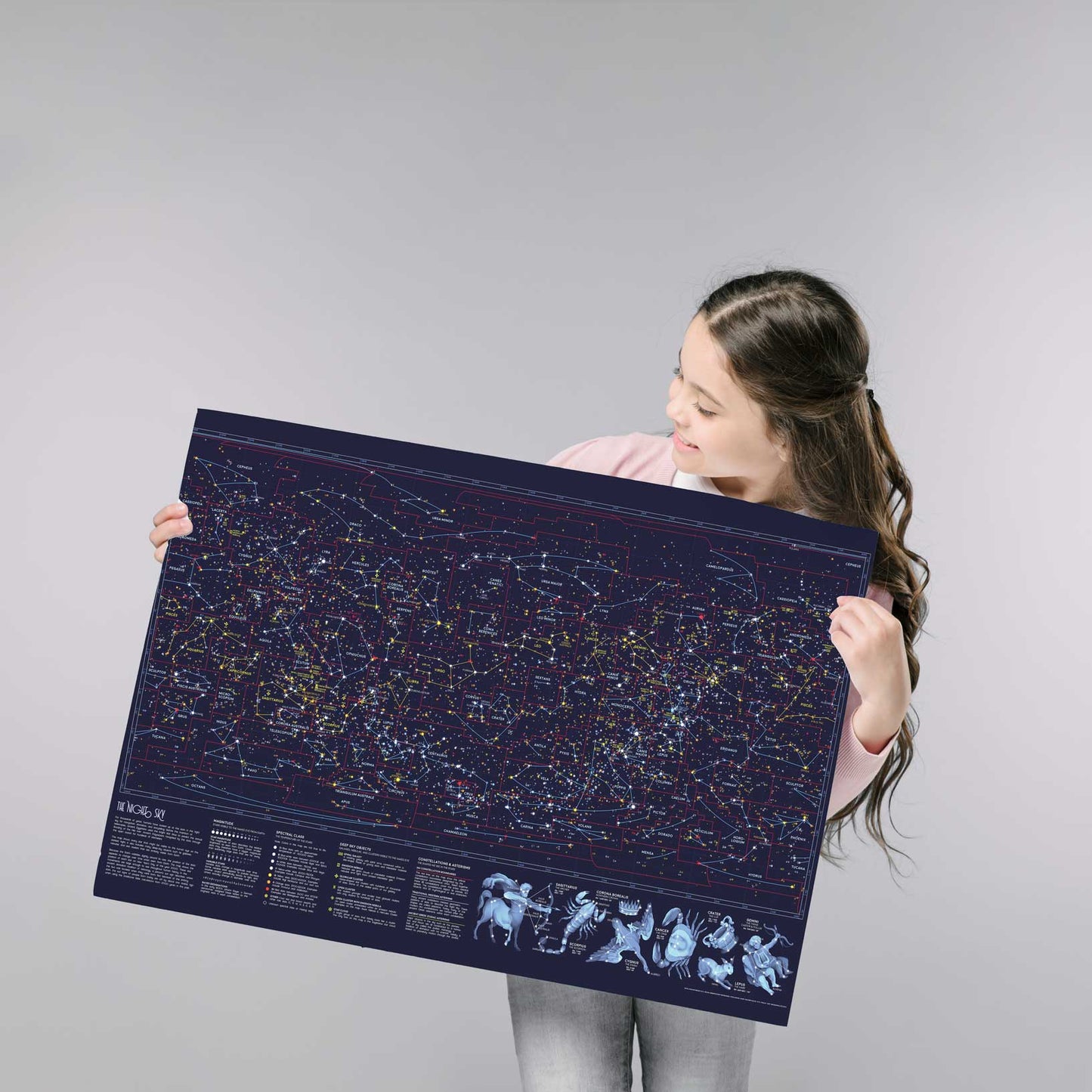 Poster les constellations du ciel nocturne (par Eleanor) (en anglais)