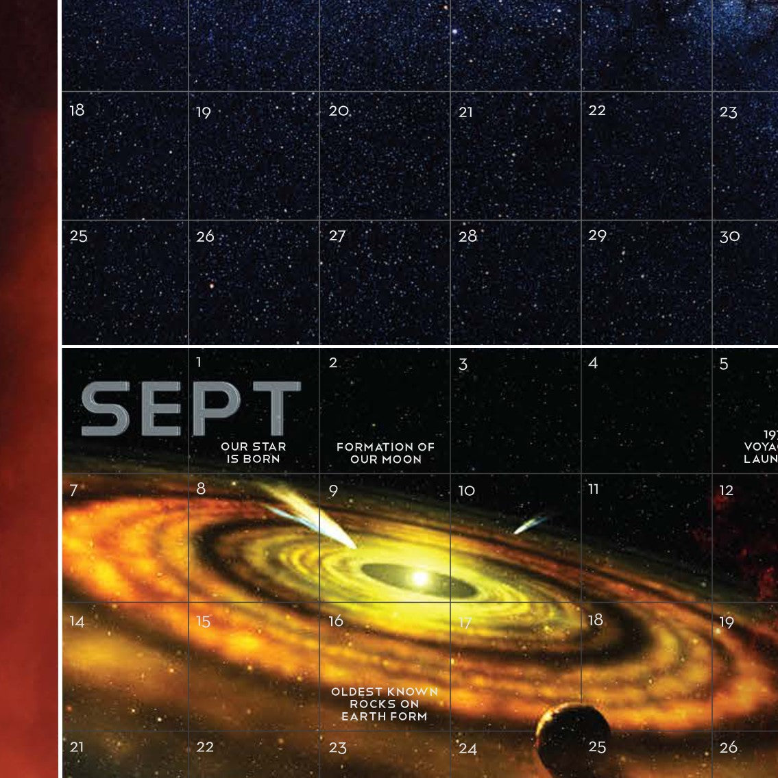 The Cosmic Calendar Poster Things Of The Stars the-cosmic-calendar-poster-things-of-the-stars