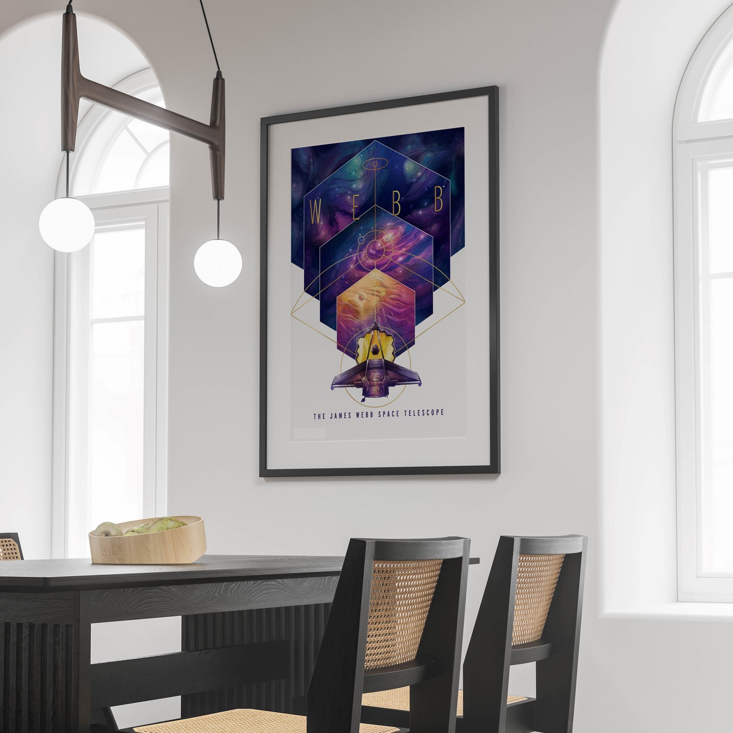 James Webb Space Telescope Art Poster