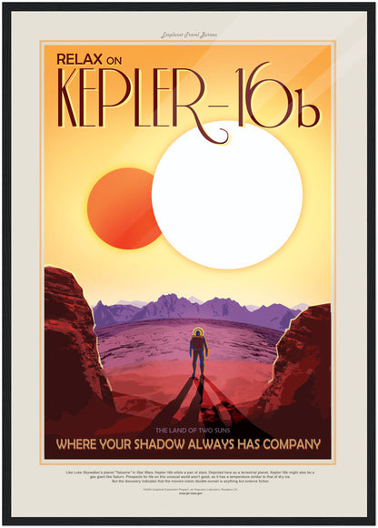 Kepler 16B NASA Poster
