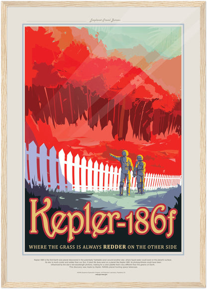 Kepler 186F NASA Poster