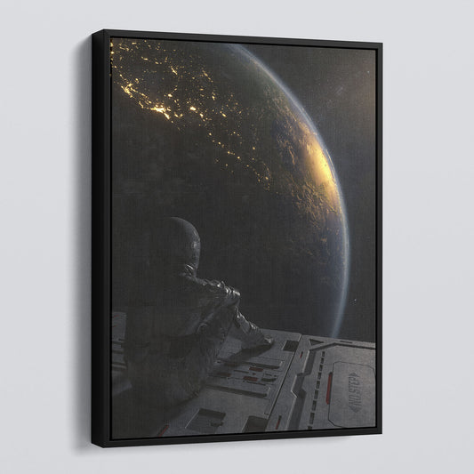 Far From Home - Gallery Grade Canvas In Floater Frame by VoidSeven