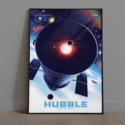 Hubble Space Telescope NASA Poster