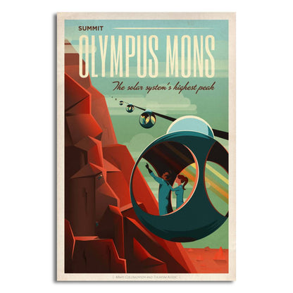 SpaceX Retro Space Travel Posters 3 pcs