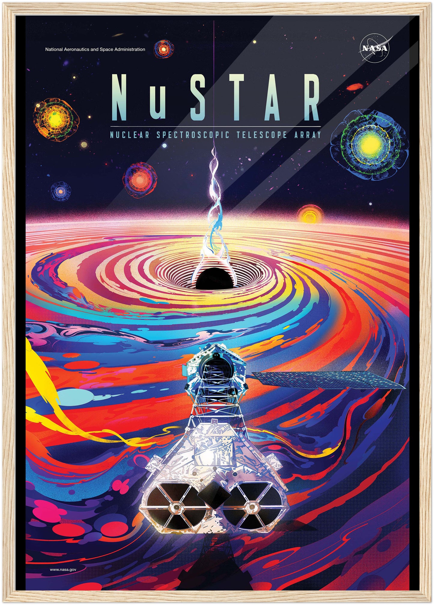 NuStar Space Telescope NASA Poster
