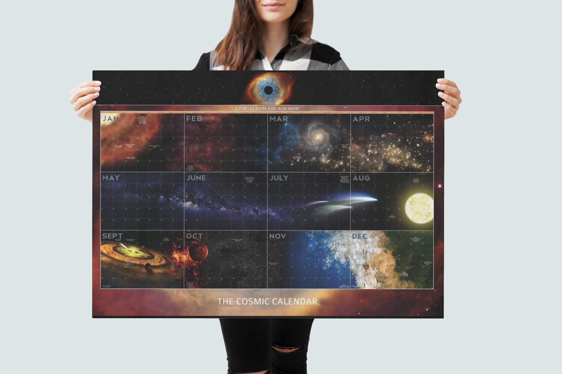The Cosmic Calendar Poster Things Of The Stars the-cosmic-calendar-poster-things-of-the-stars