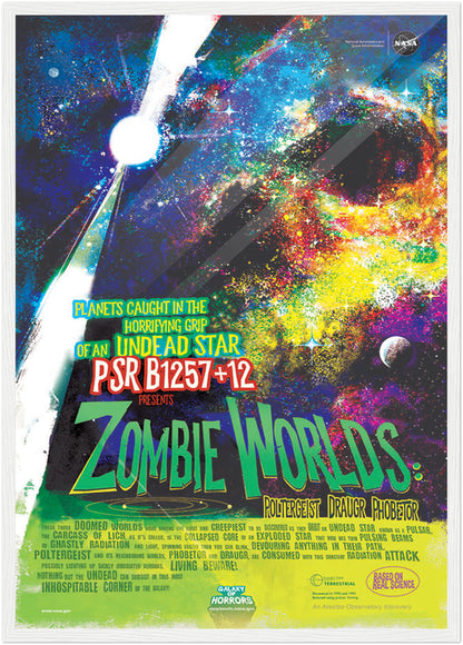 Zombie Worlds NASA Poster