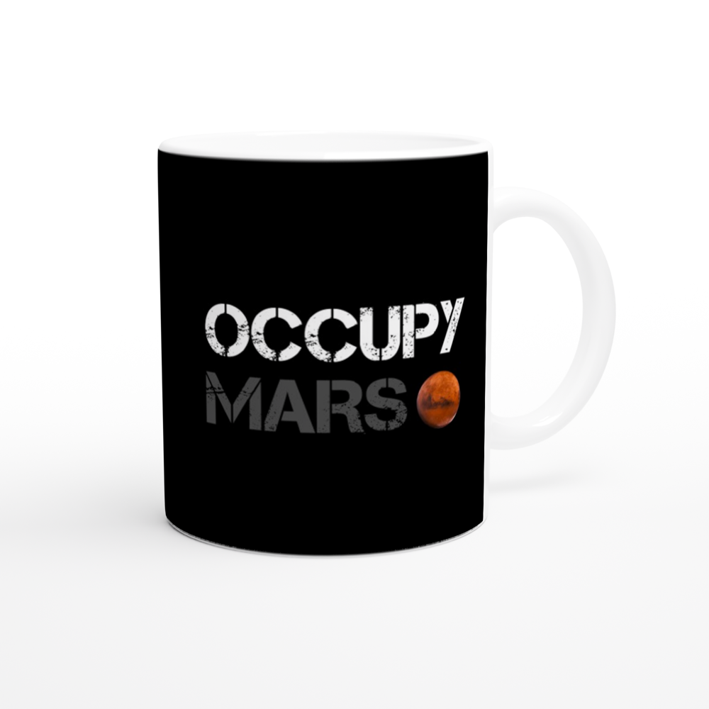 Tasse en céramique Occupy Mars 11 oz