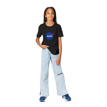 T-shirt NASA personnalisé (taille enfant)