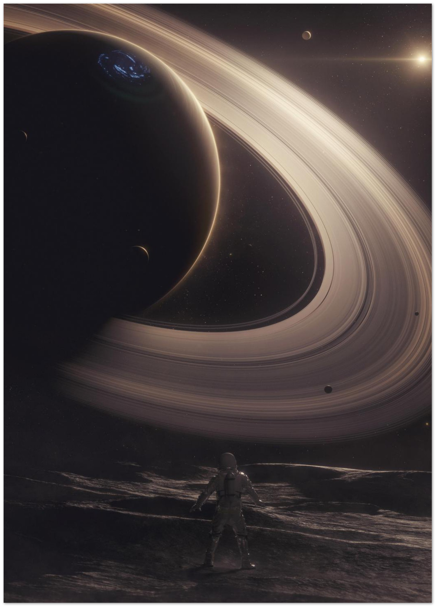 Admiration Of The Rings WallArt Poster (by VoidSeven)