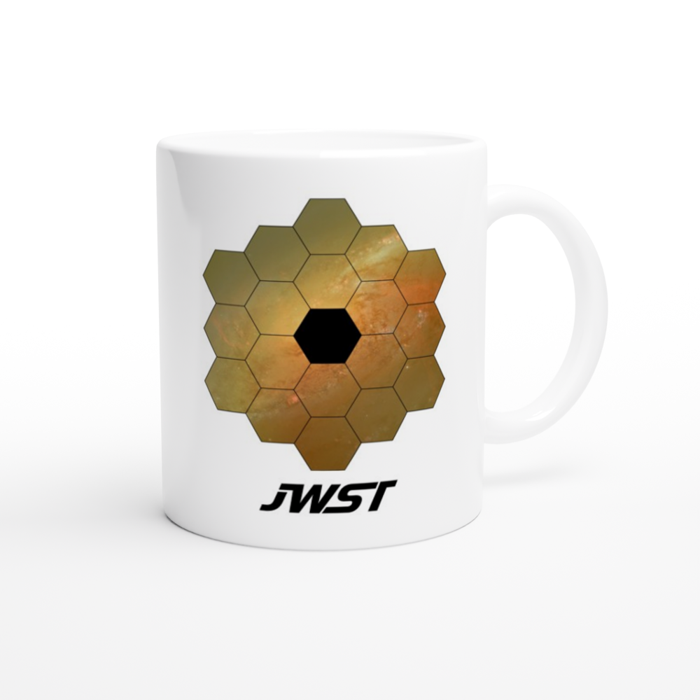 Tasse en céramique de 11 oz du télescope spatial James Webb