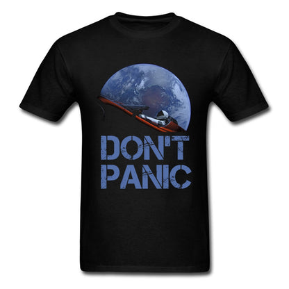 Don't Panic SpaceX Starman T Shirt