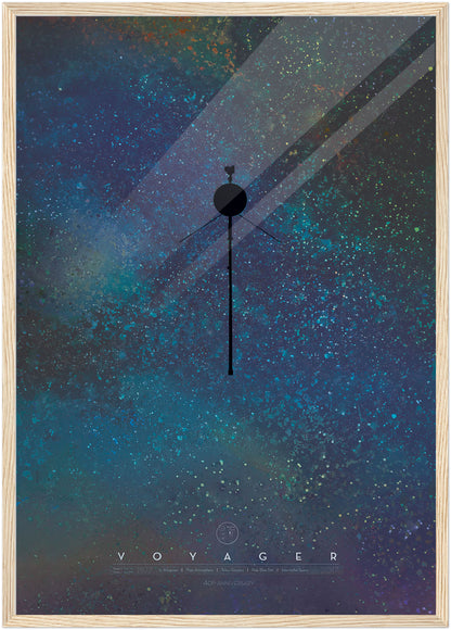 Voyager In The Cosmos Traveler NASA Poster